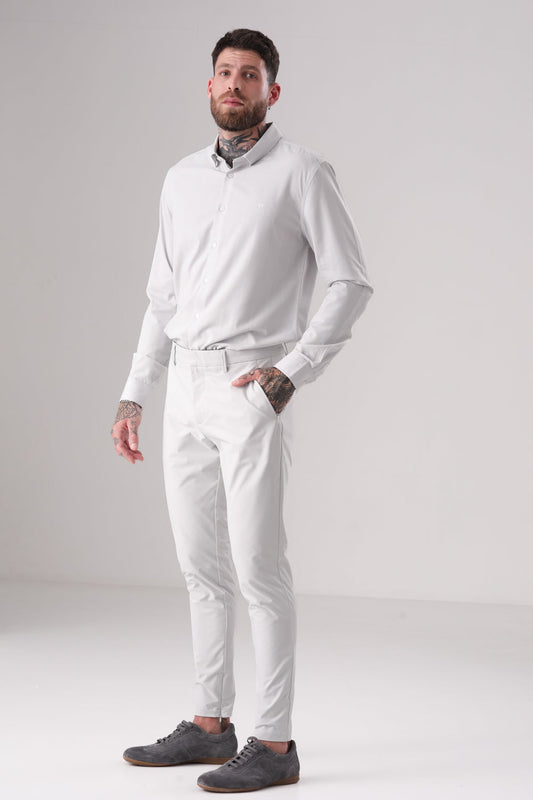 מכנסיים ארוכים בגזרה צמודה לגברים