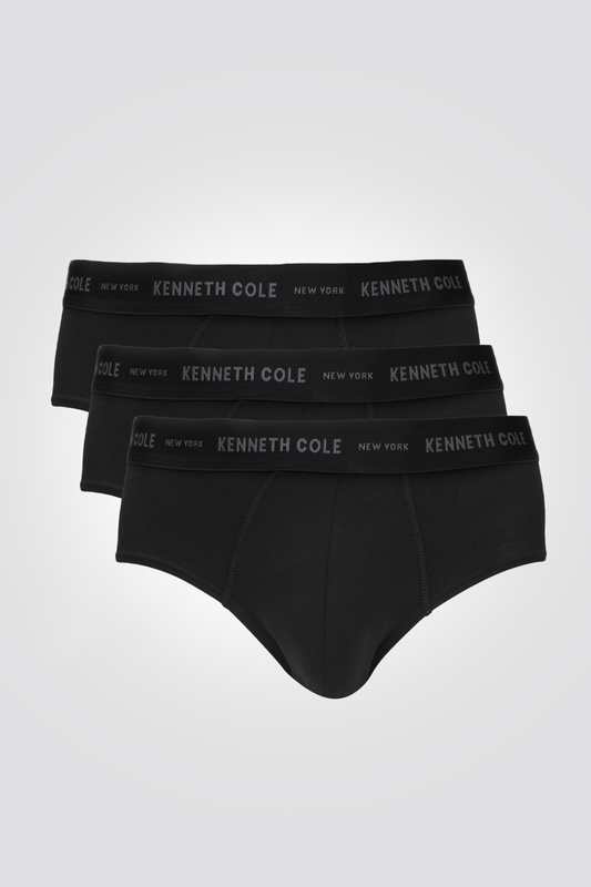 מארז שלישיית תחתונים לגברים בצבע שחור