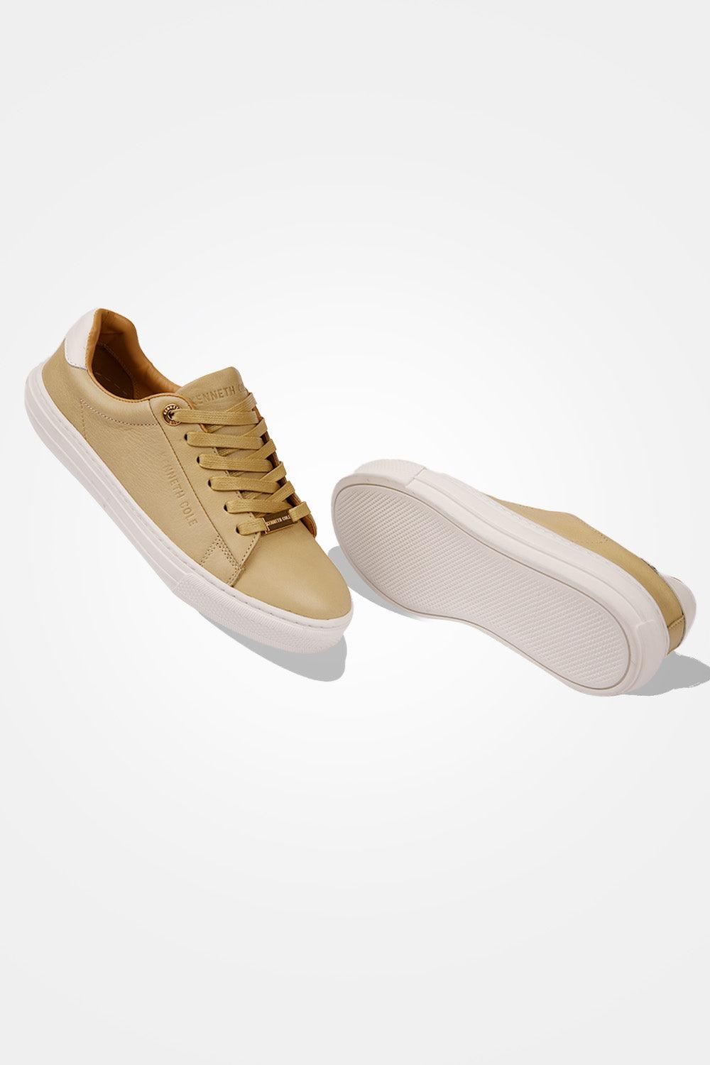 סניקרס עור BEIGE WHITE - MASHBIR//365