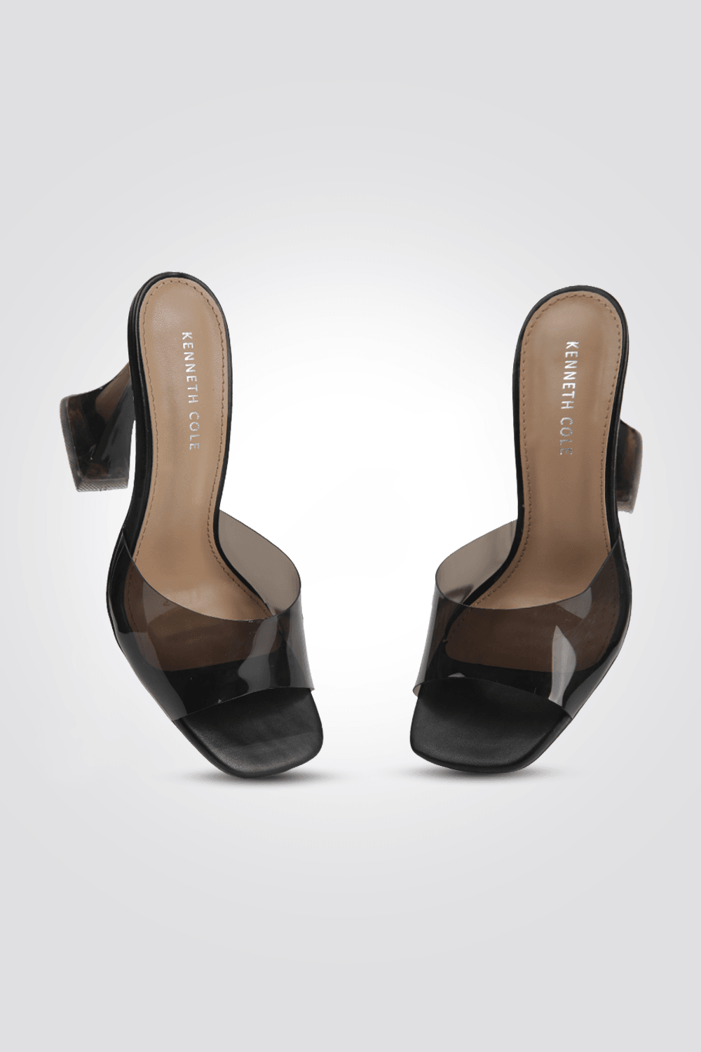 נעל עקב TRANSPARENT STRAP בצבע שחור - MASHBIR//365