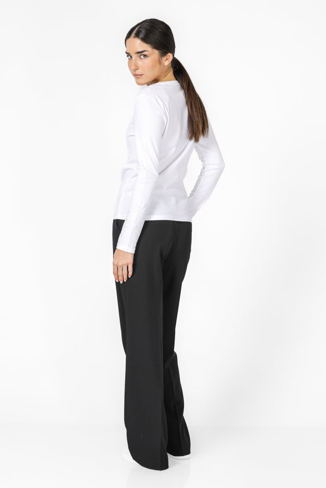 טישירט ארוכה עם מפתח וי | קנת קול