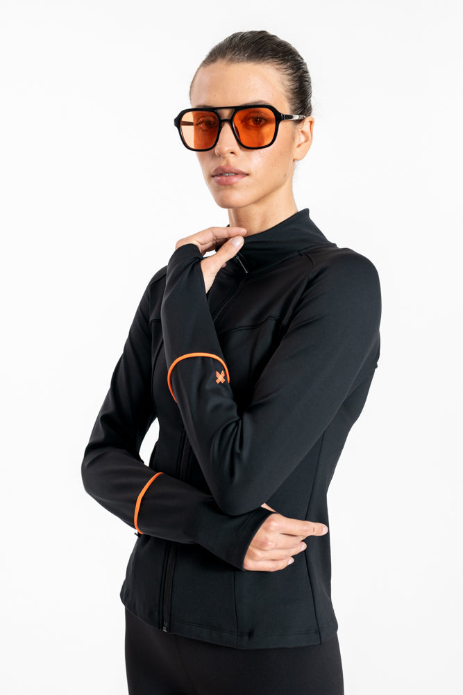 סווטשירט אימון לנשים Light Running בצבע שחור