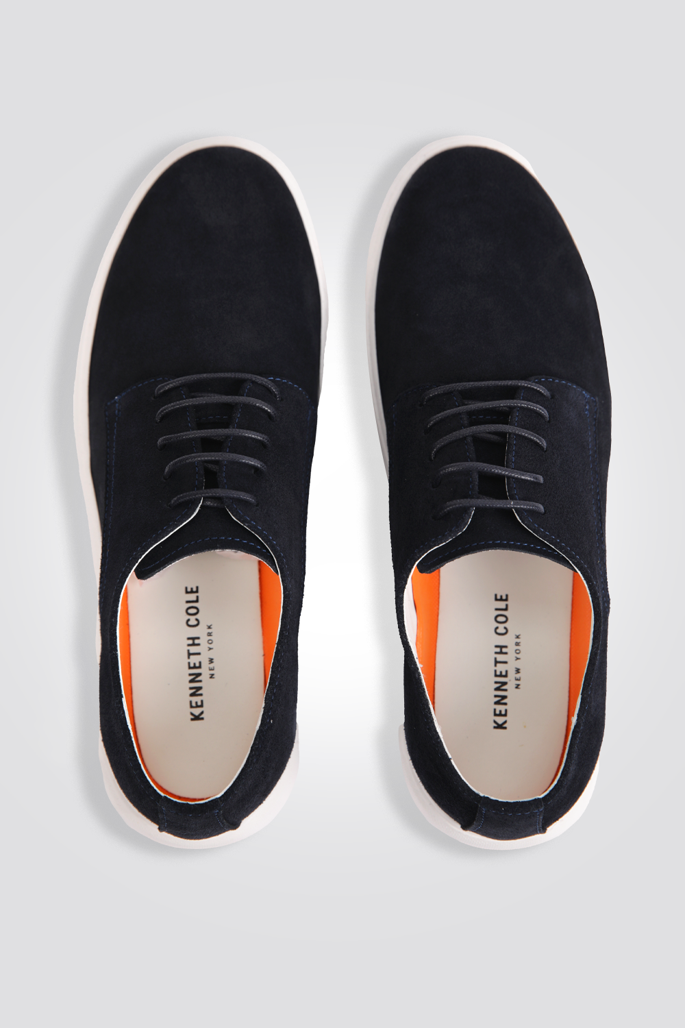 נעלי עור לגבר בצבע כחול