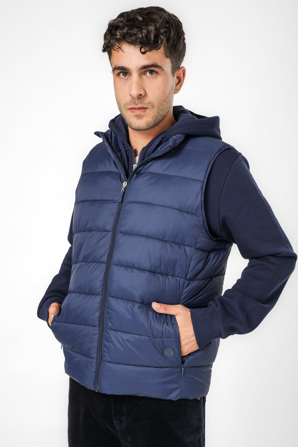 ווסט מרופד עם צווארון גבוה | קנת קול