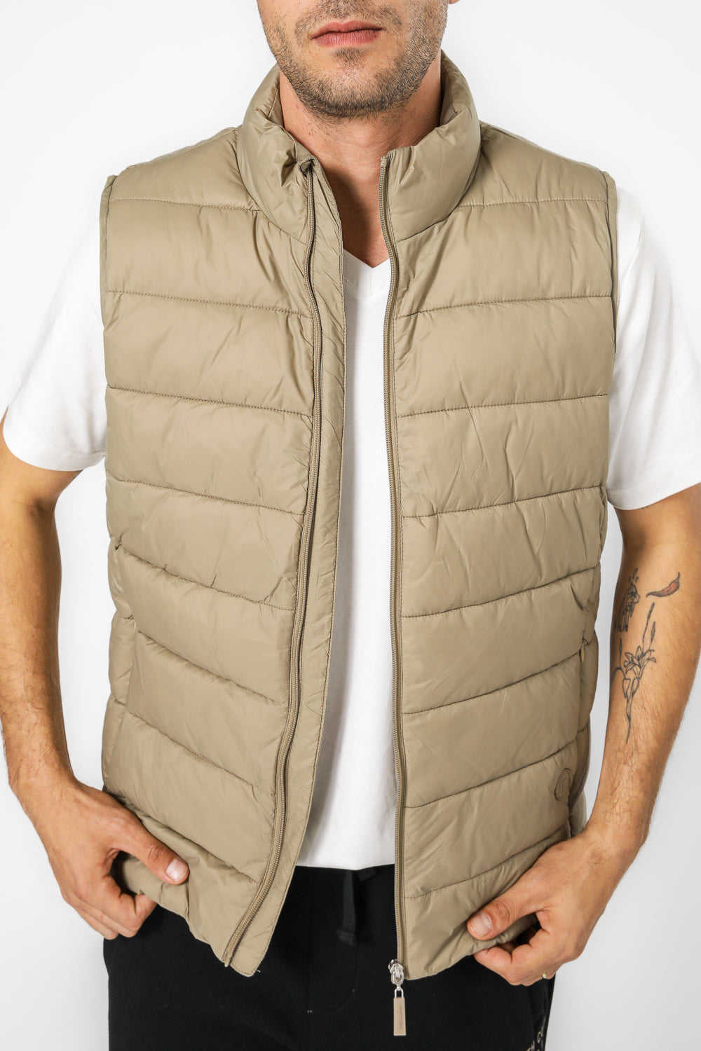 ווסט מרופד עם צווארון גבוה | קנת קול