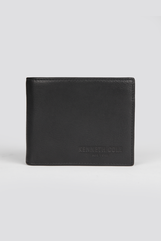 ארנק עור לגבר בצבע שחור