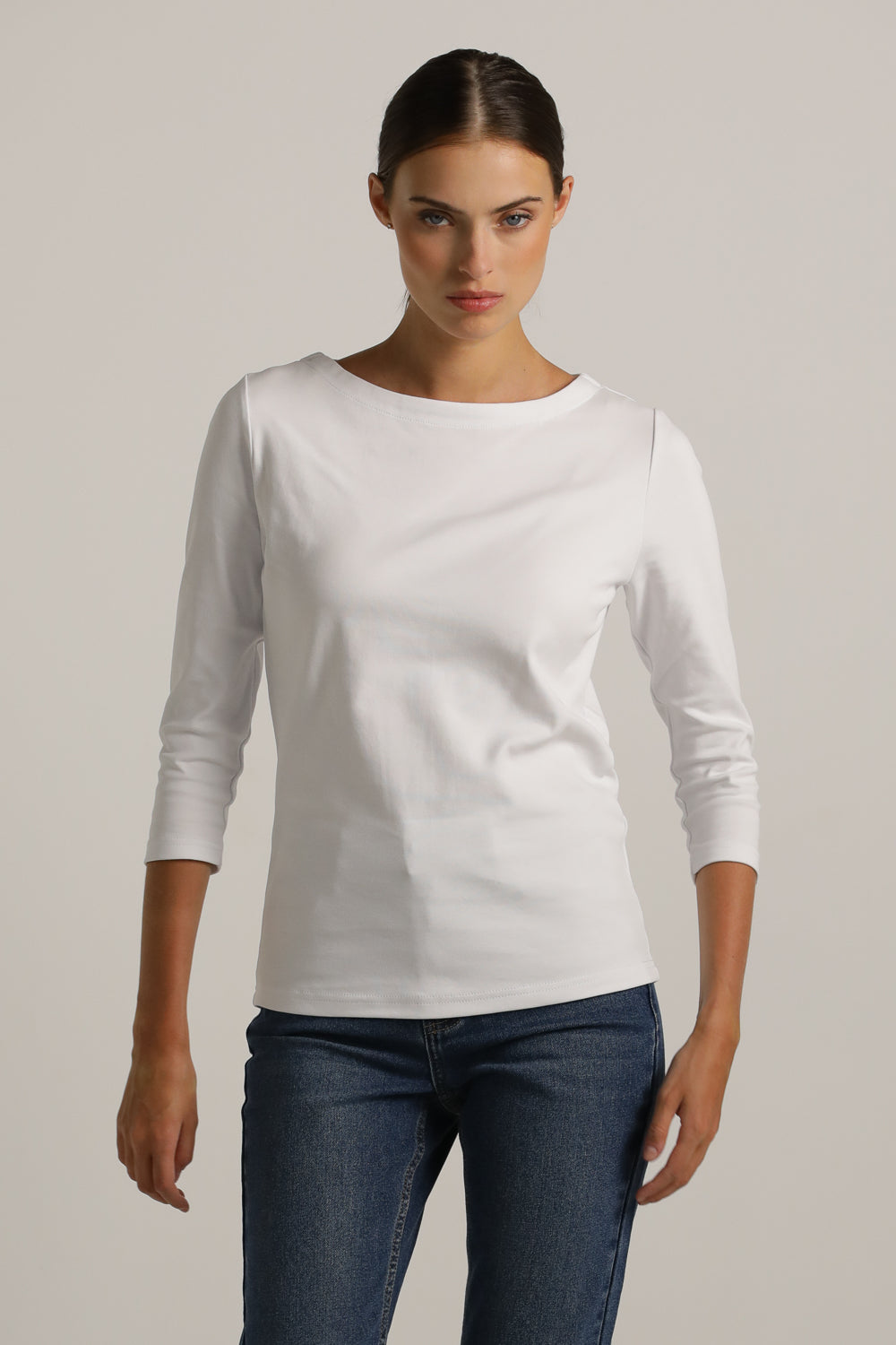 טישרט בייסיק עם שרוולים באורך 3/4  | קנת קול