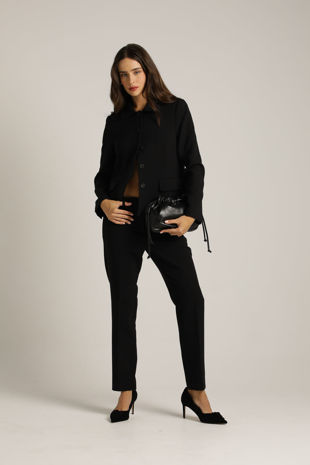 ג'קט מחויט בגזרה צמודה | קנת קול