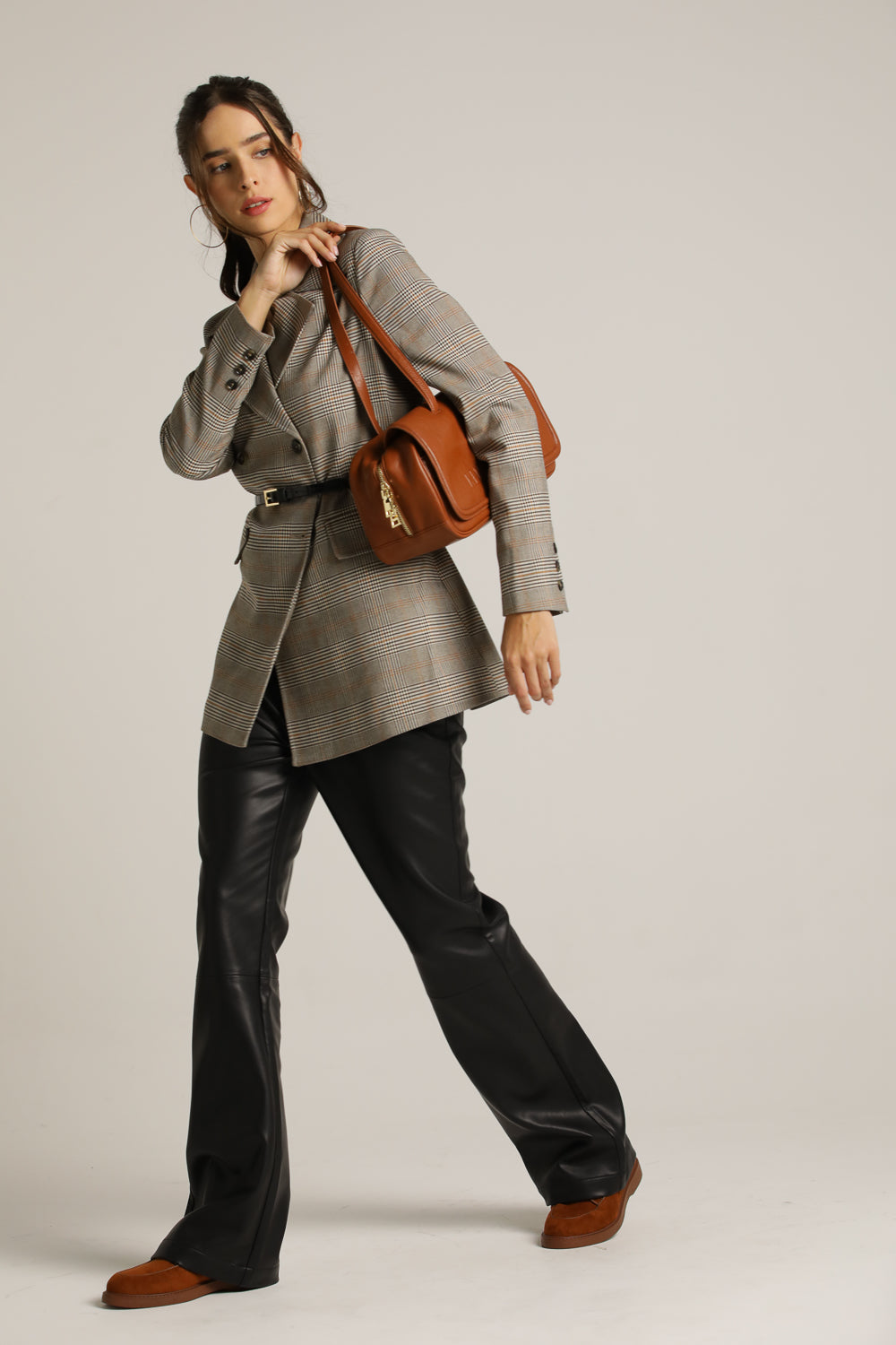 בלייזר אוברסייז בסגנון משבצות | קנת קול