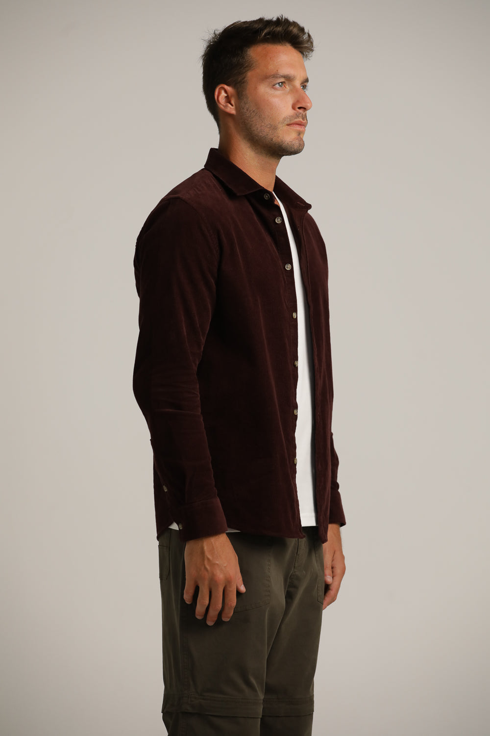 חולצה מכופתרת בסגנון קורדרוי | קנת קול