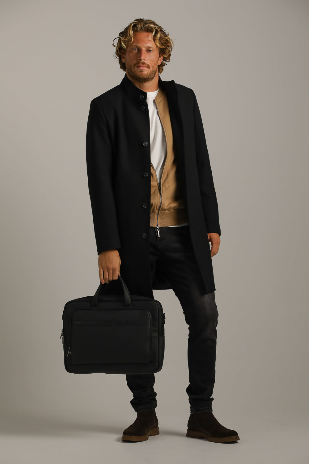 מעיל אלגנטי במרקם צמרי | קנת קול