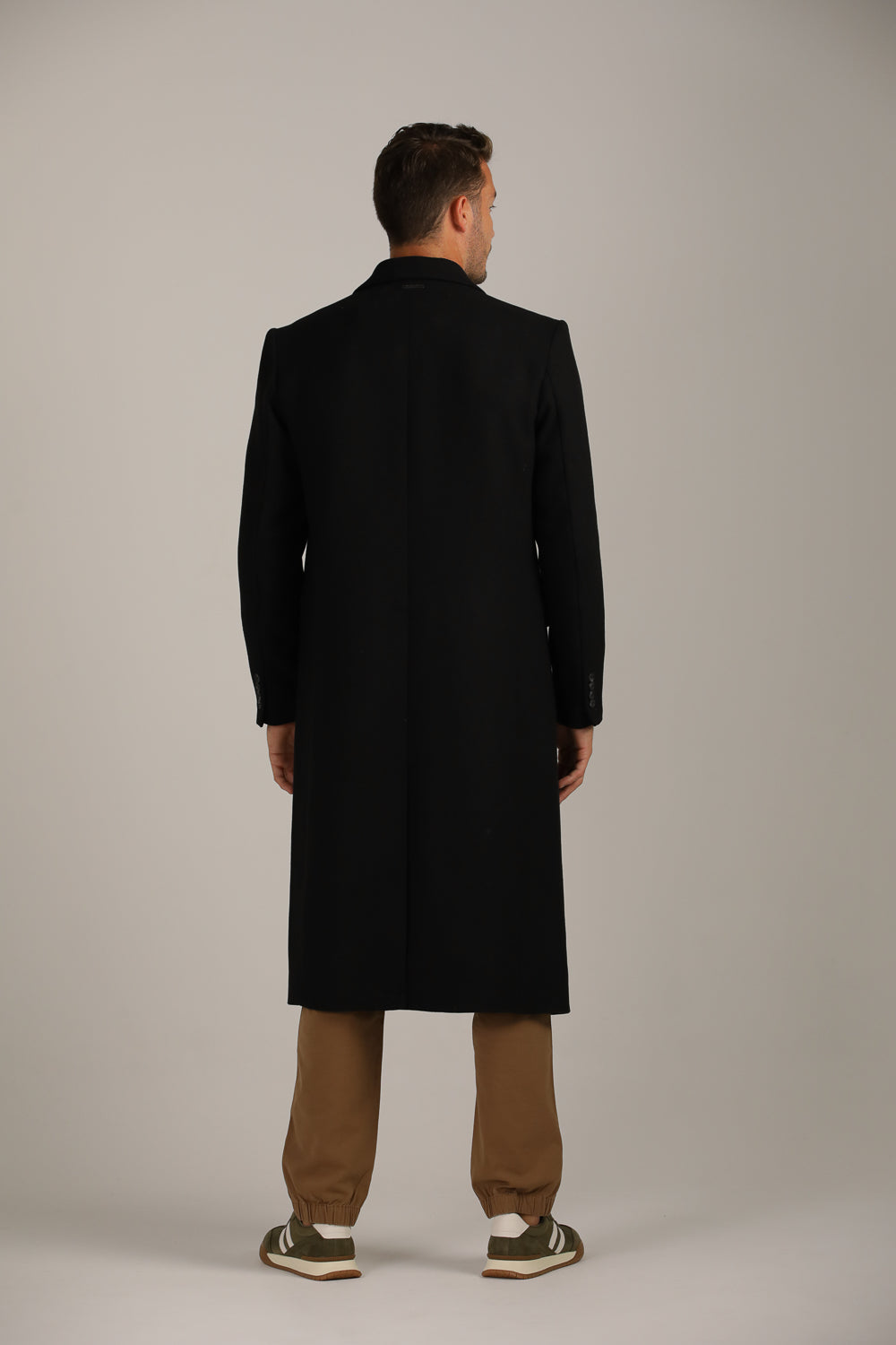 מעיל קלאסי ארוך במראה צמרי | קנת קול