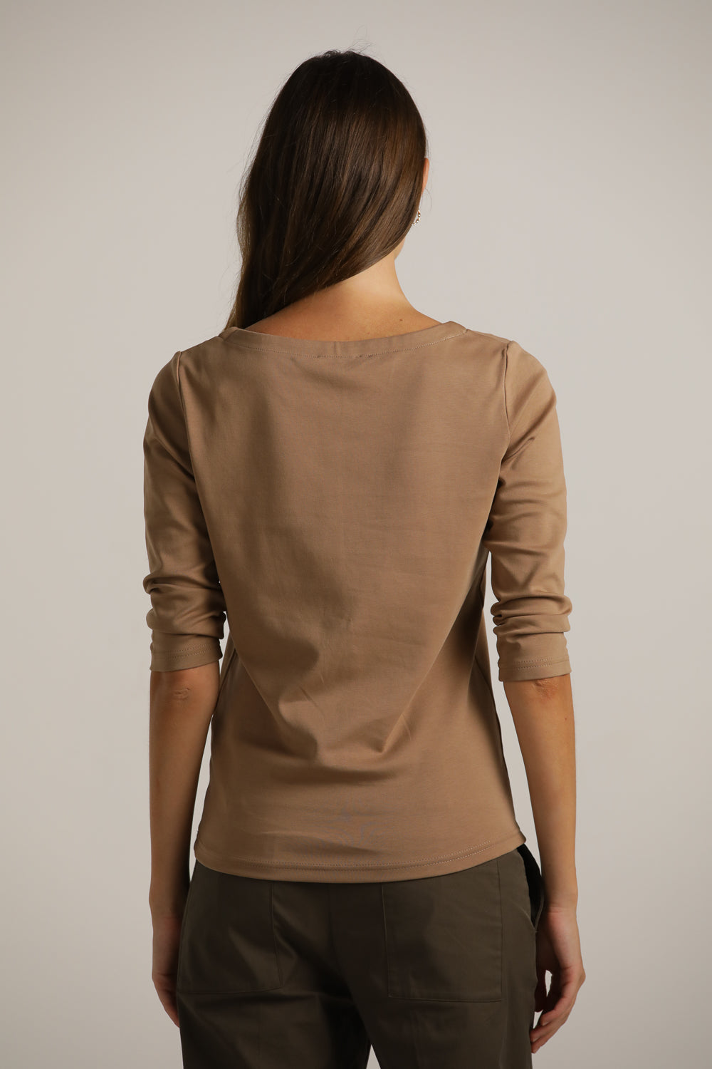 טישרט בייסיק עם שרוולים באורך 3/4  | קנת קול