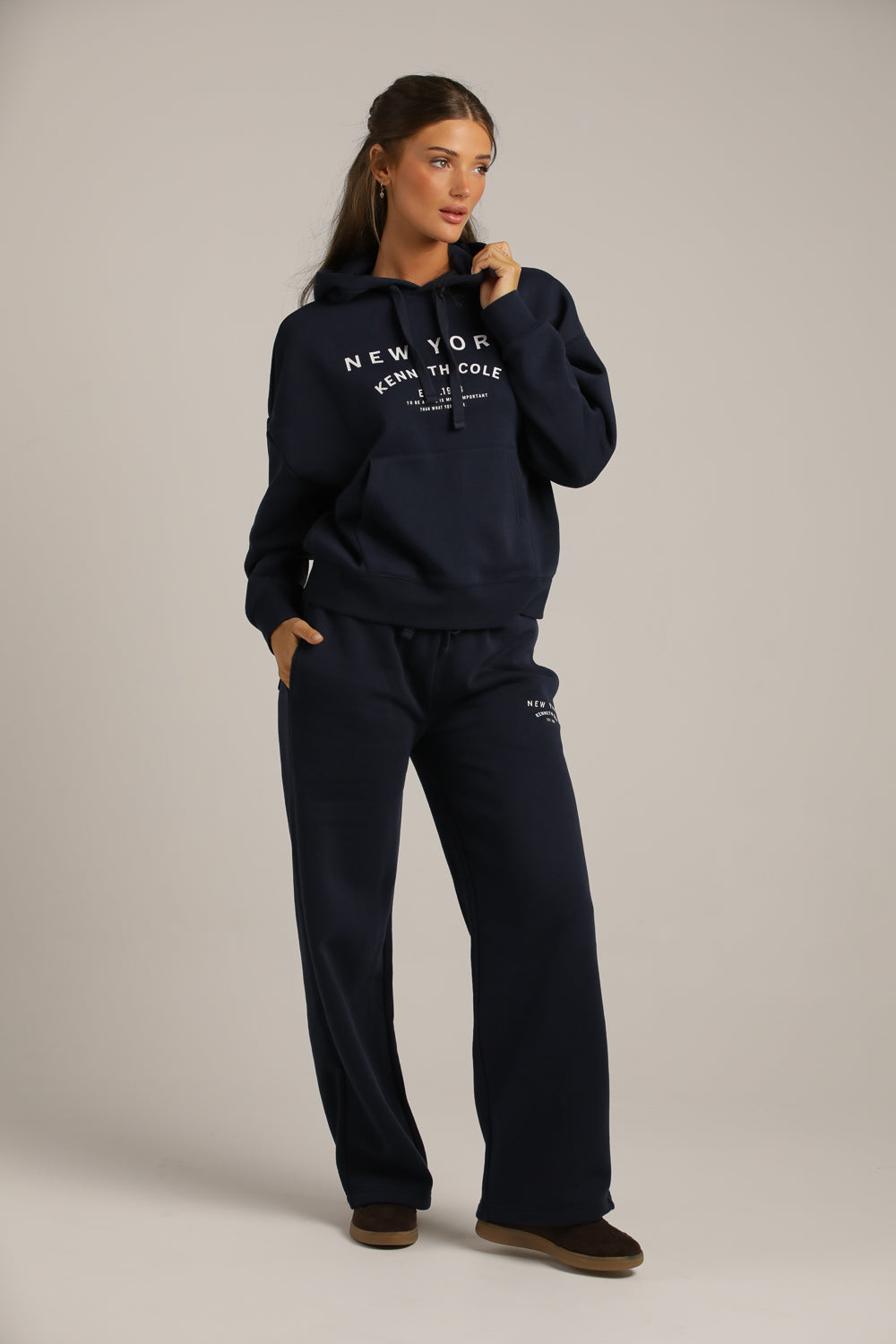 סווטשירט אוברסייז עם כיס קנגרו | קנת קול