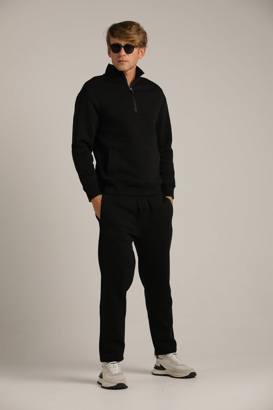 מכנסי טרנינג בגזרה ישרה | קנת קול