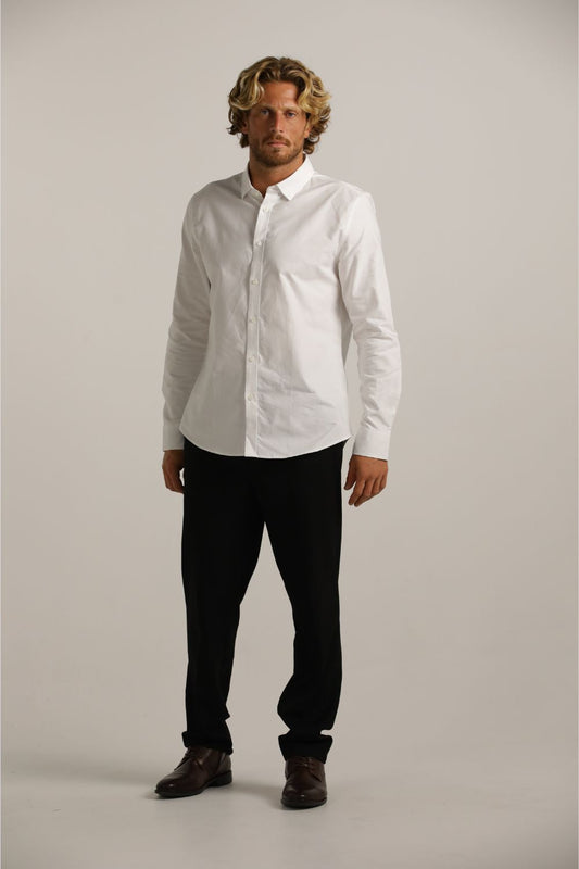 חולצה מכופתרת אוקספורד בגזרת מודרן | קנת קול