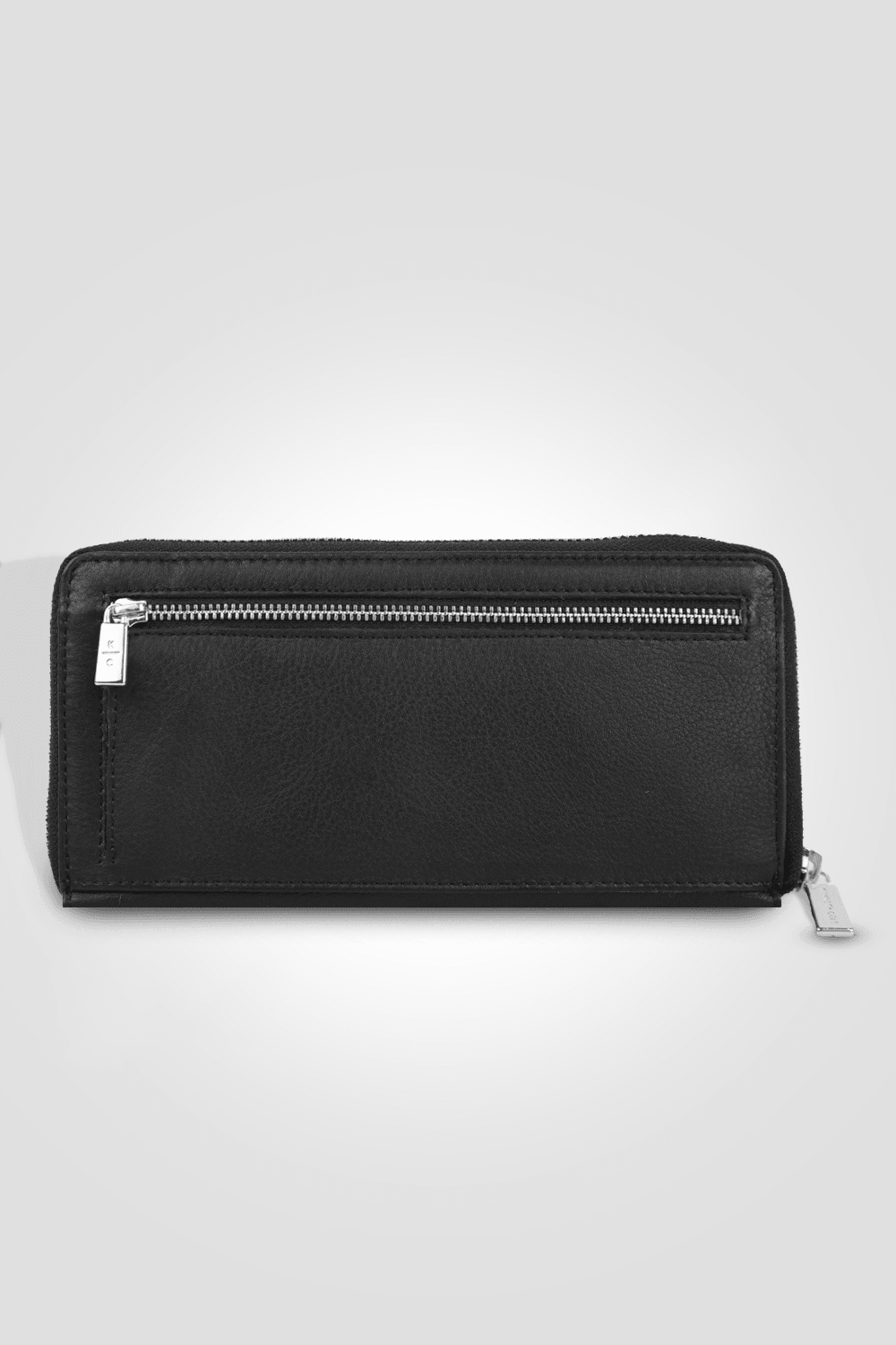 KENNETH COLE - ארנק נשים בצבע שחור עם לוגו כסוף - MASHBIR//365