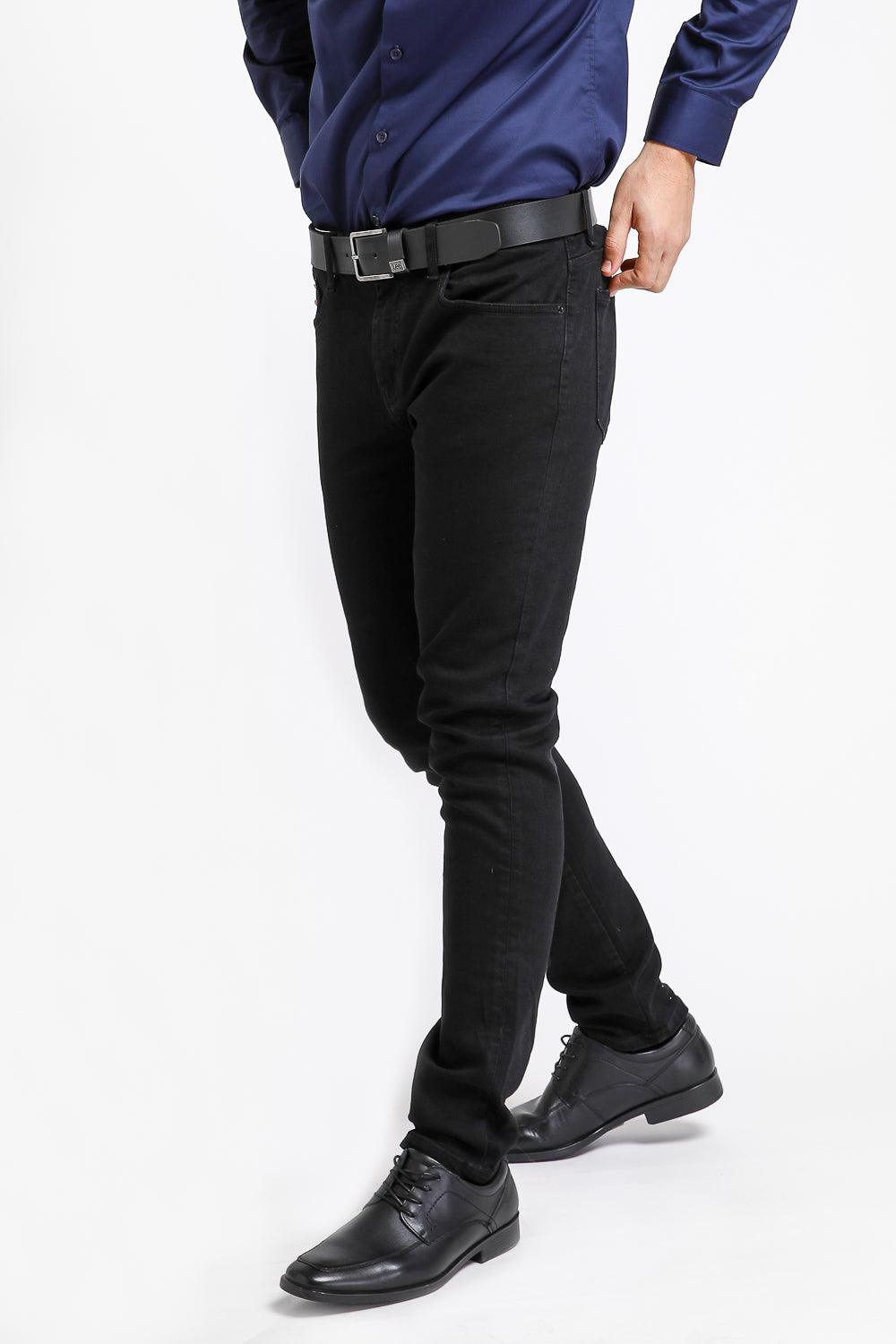 KENNETH COLE - ג'ינס BLEEKER SLIM שחור - MASHBIR//365