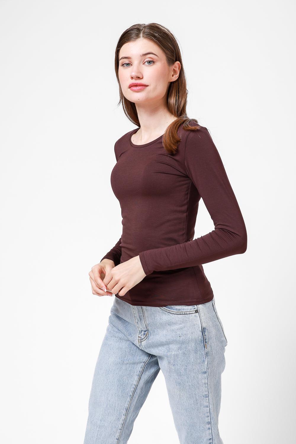 KENNETH COLE - טישירט ג'רסי בצבע בורדו - MASHBIR//365