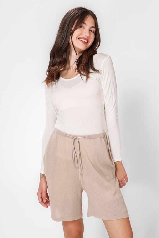 KENNETH COLE - טישירט ג'רסי בצבע לבן - MASHBIR//365