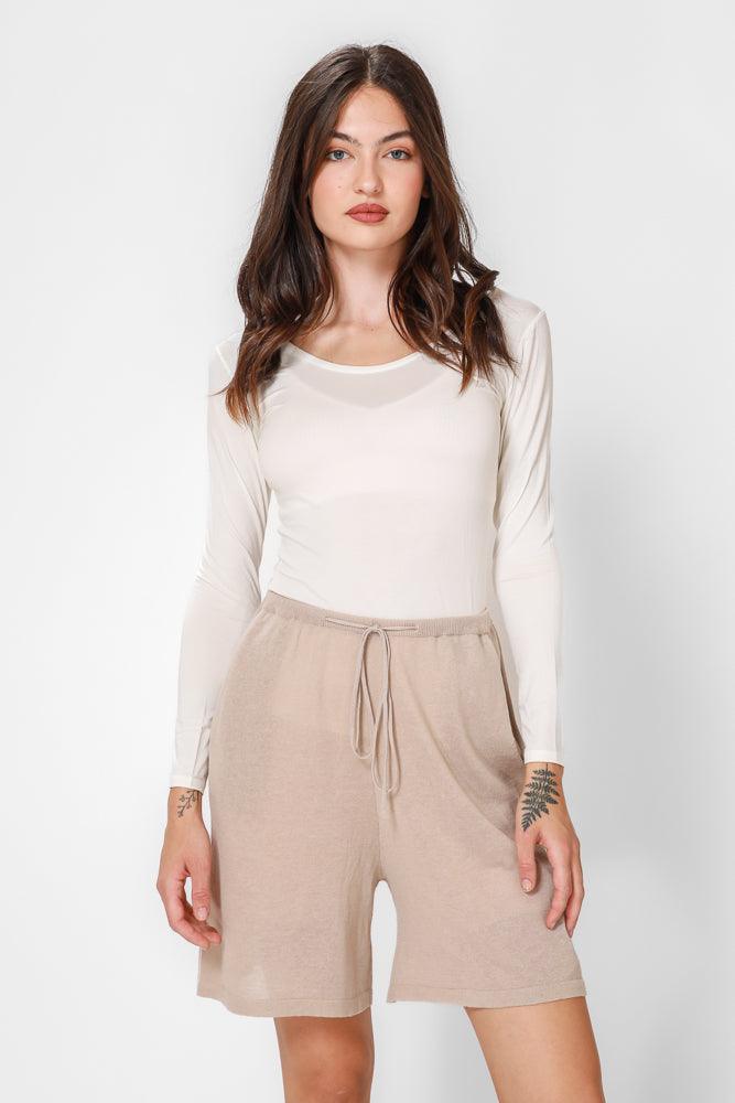 KENNETH COLE - טישירט ג'רסי בצבע לבן - MASHBIR//365