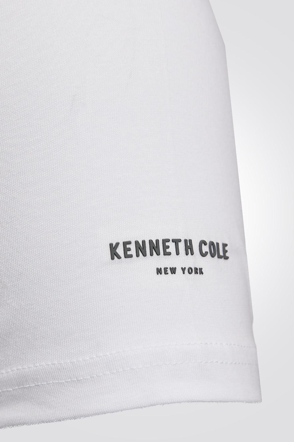 KENNETH COLE - מארז 2 חולצות צווארון V בצבע לבן - MASHBIR//365