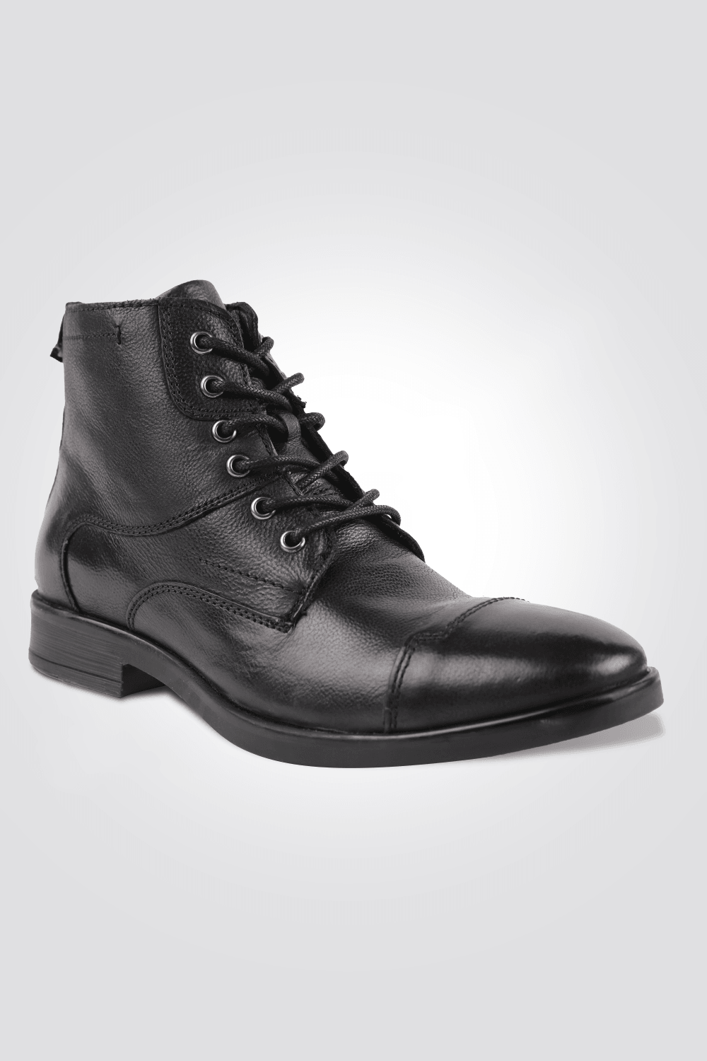 KENNETH COLE - מגפון עור לגבר בצבע שחור - MASHBIR//365
