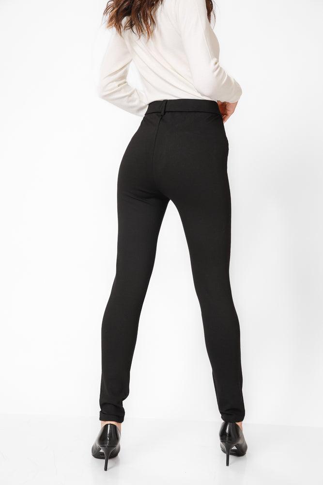 KENNETH COLE - מכנס אלגנט בצבע שחור - MASHBIR//365