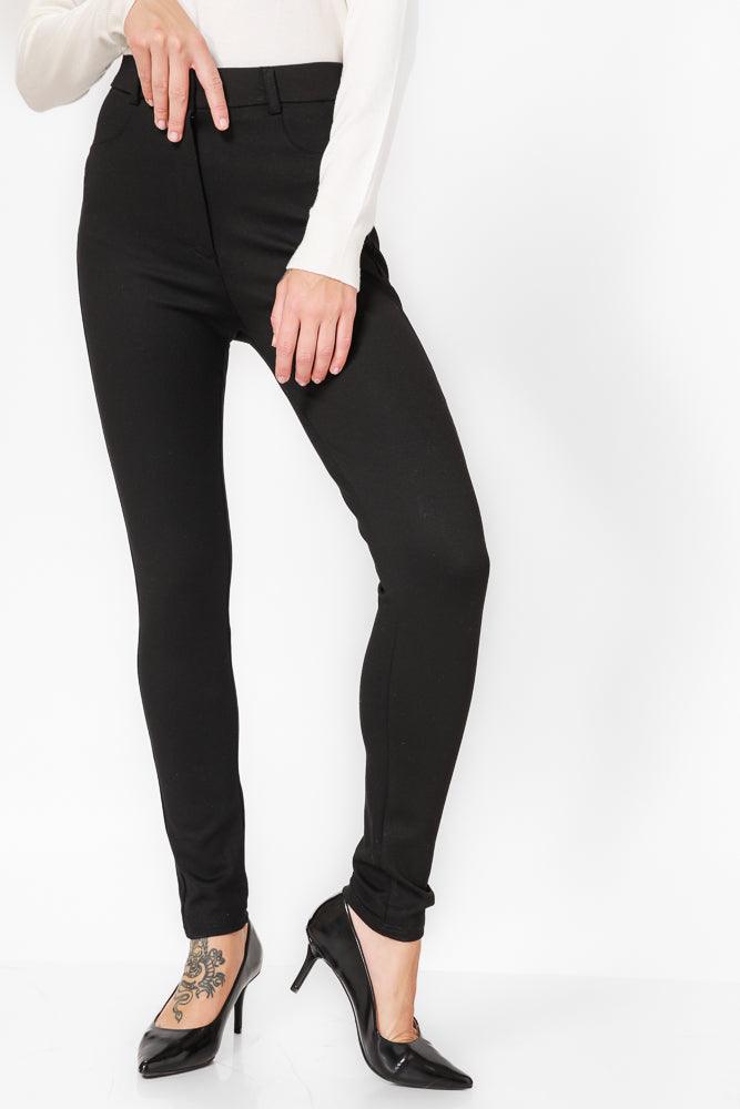 KENNETH COLE - מכנס אלגנט בצבע שחור - MASHBIR//365