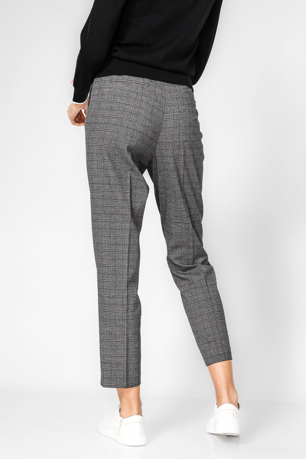 KENNETH COLE - מכנס סיגר משובץ בצבע אפור - MASHBIR//365