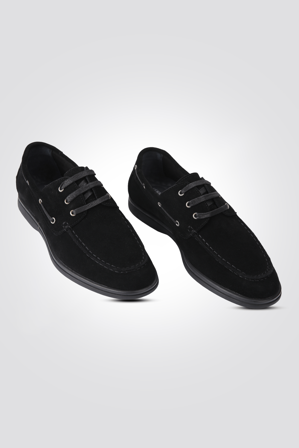 KENNETH COLE - מוקסין עור הפוך בצבע שחור - MASHBIR//365