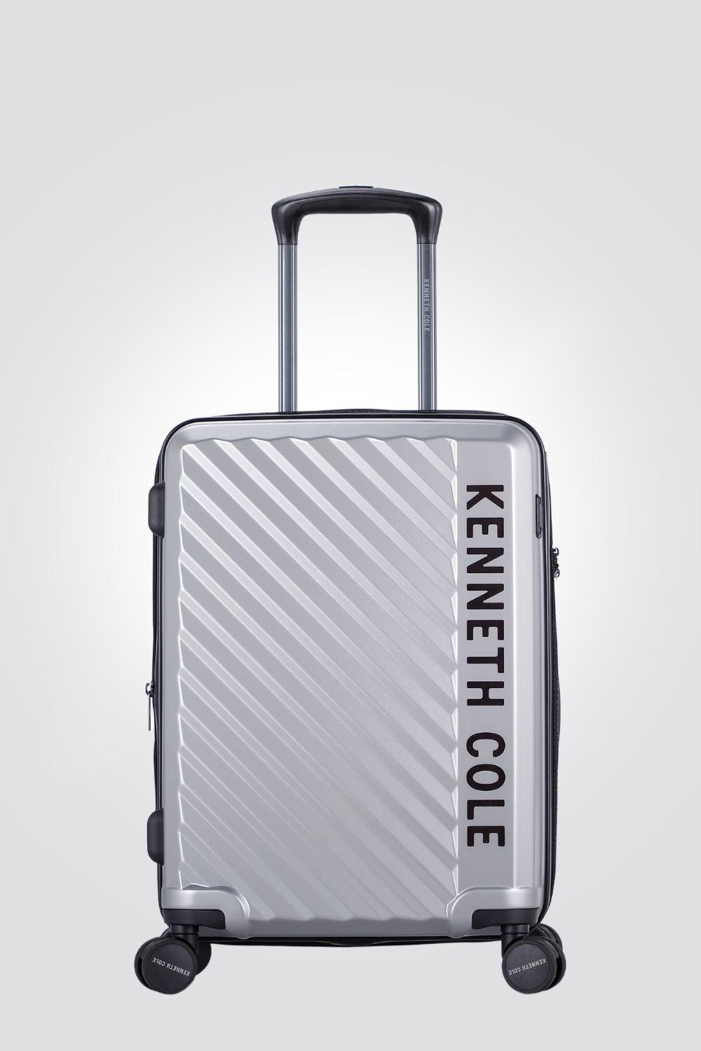 KENNETH COLE - מזוודה קשיחה בינונית 24" MANHATTAN בצבע כסף - MASHBIR//365