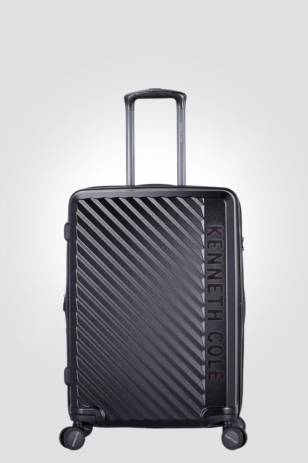 KENNETH COLE - מזוודה קשיחה בינונית 24" MANHATTAN בצבע שחור - MASHBIR//365