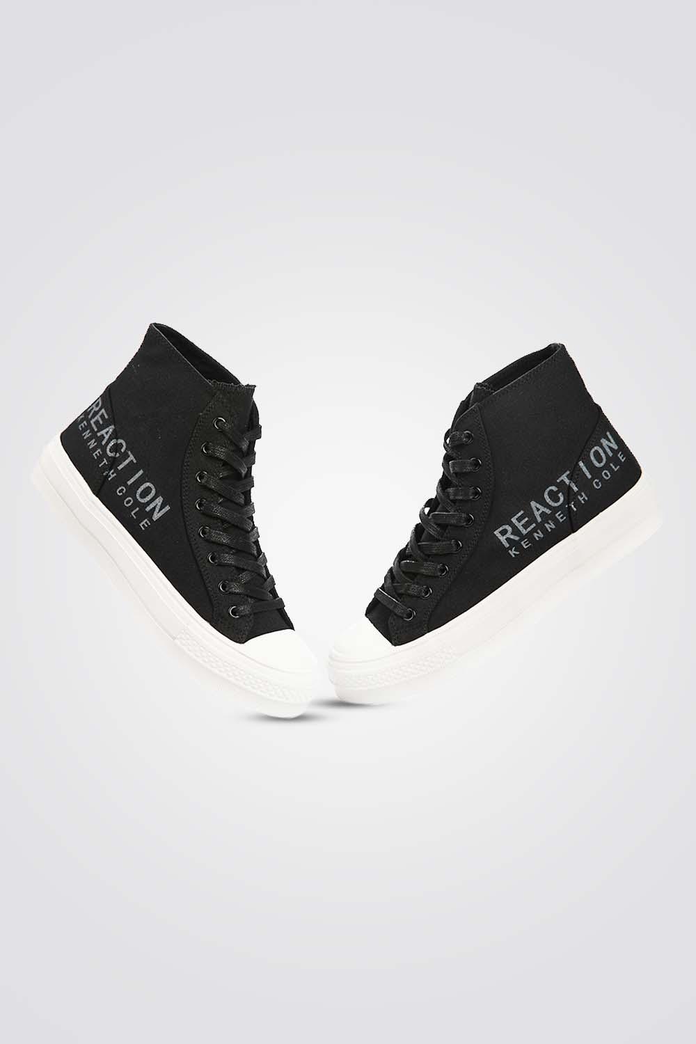 KENNETH COLE - סניקרס קנבס גבוה בצבע שחור - MASHBIR//365