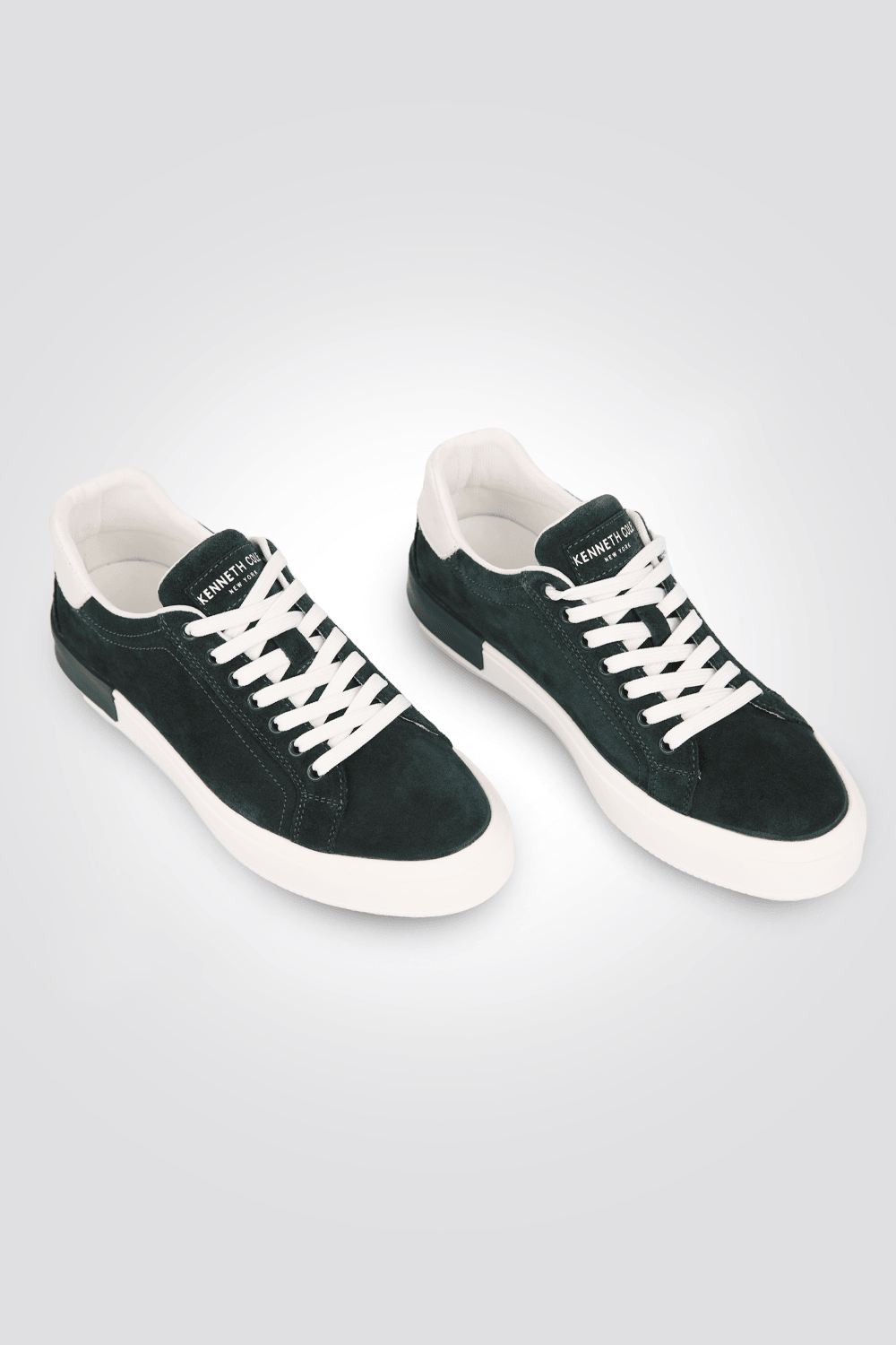 KENNETH COLE - סניקרס SUEDE בצבע ירוק בקבוק - MASHBIR//365