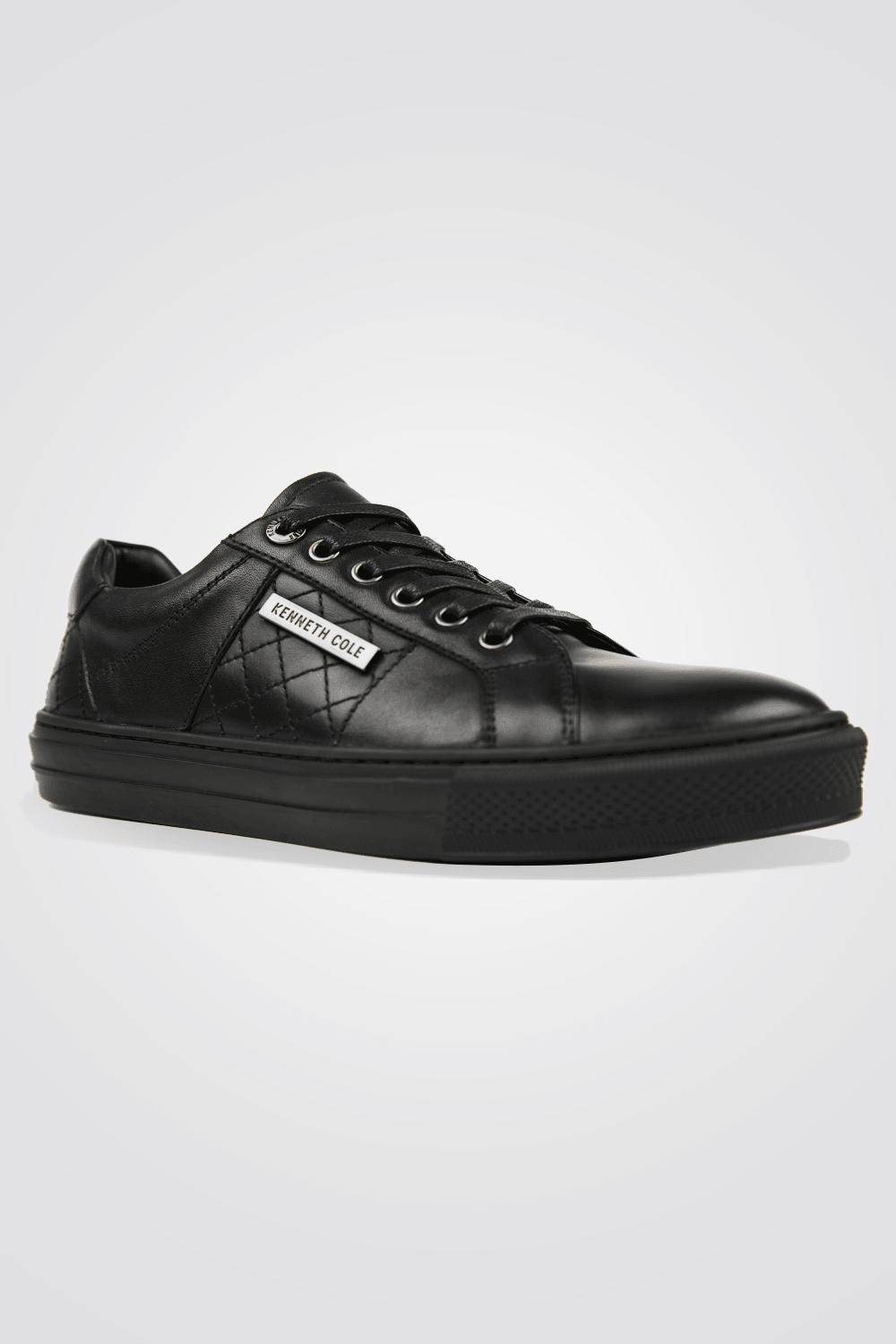 KENNETH COLE - סניקרס עור בצבע שחור - MASHBIR//365