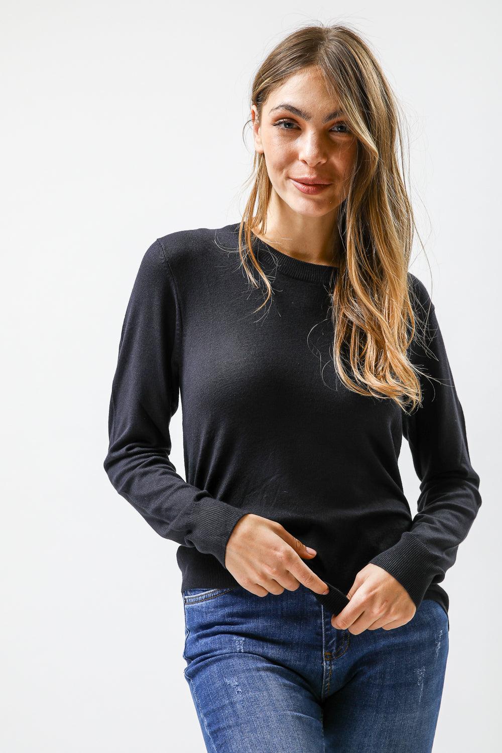 KENNETH COLE - סריג CREW NECK נייבי - MASHBIR//365