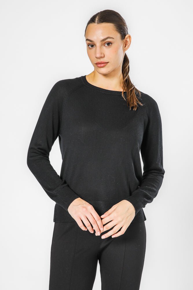 KENNETH COLE - סריג דק בצבע שחור - MASHBIR//365