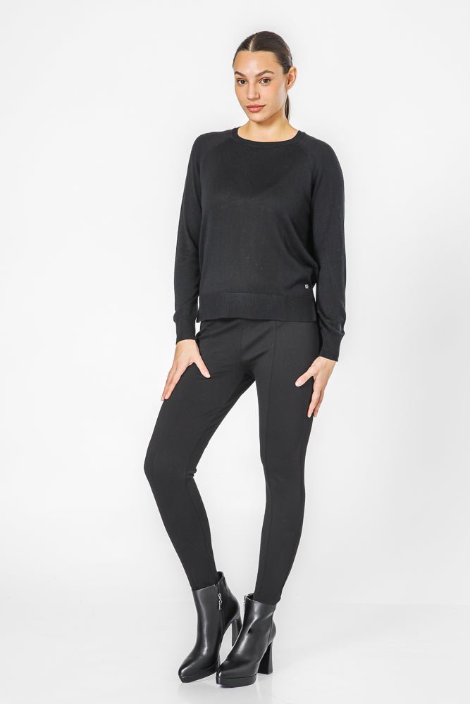 KENNETH COLE - סריג דק בצבע שחור - MASHBIR//365