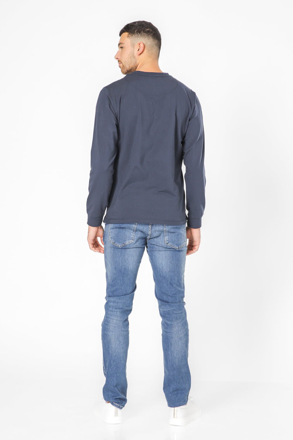 KENNETH COLE - חולצה ארוכה עם לוגו - MASHBIR//365