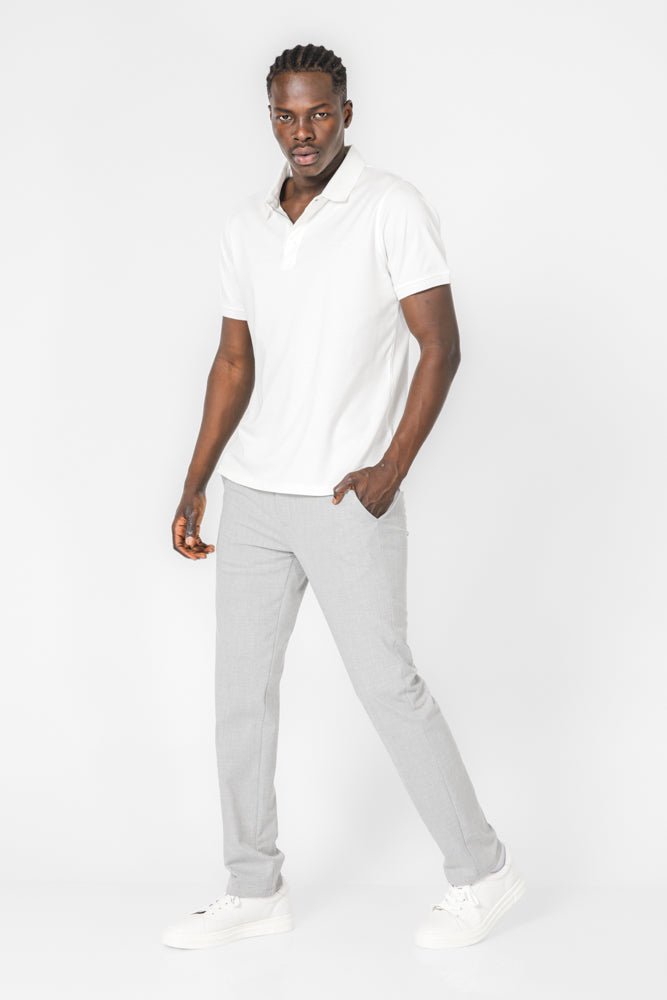 KENNETH COLE - חולצת פולו לגבר בצבע לבן - MASHBIR//365