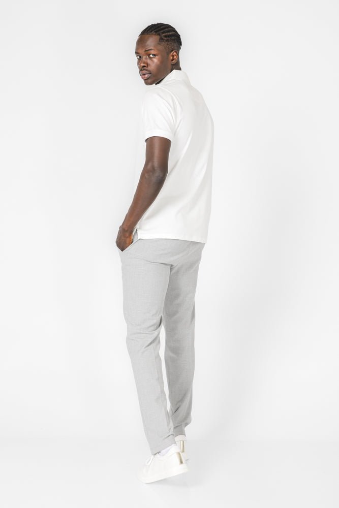 KENNETH COLE - חולצת פולו לגבר בצבע לבן - MASHBIR//365