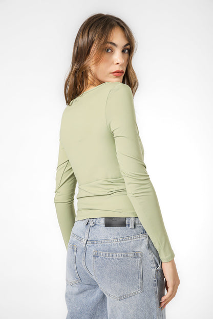 טופ אלסטי מפתח מרובע בצבע ירוק