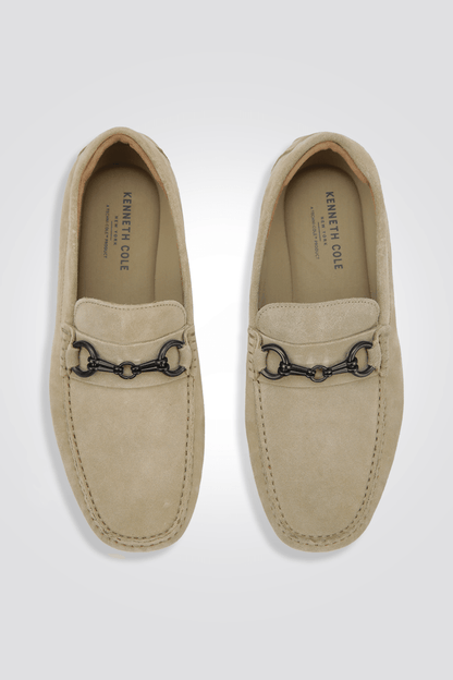 נעל מוקסין לגבר בצבע בז' - MASHBIR//365