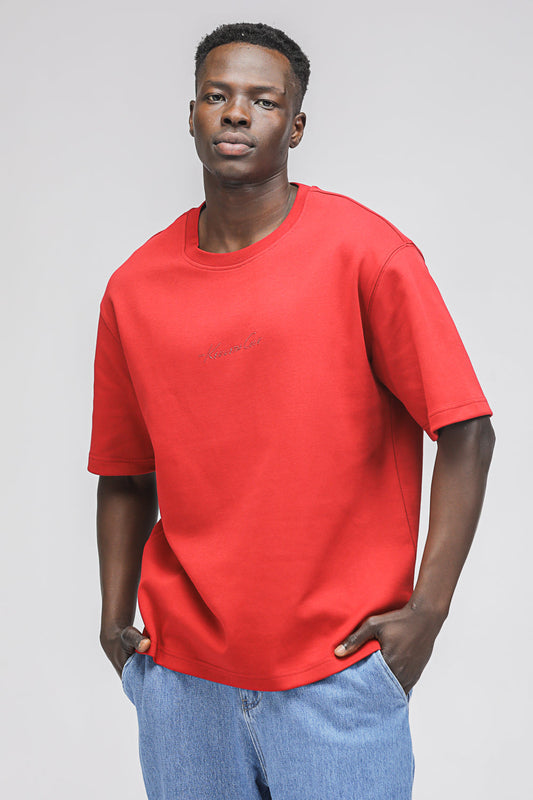 טישירט בגזרת אוברסייז עם הדפס  | קנת קול