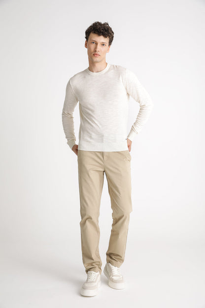 חולצת סריג ארוכה דקה לגברים | קנת קול