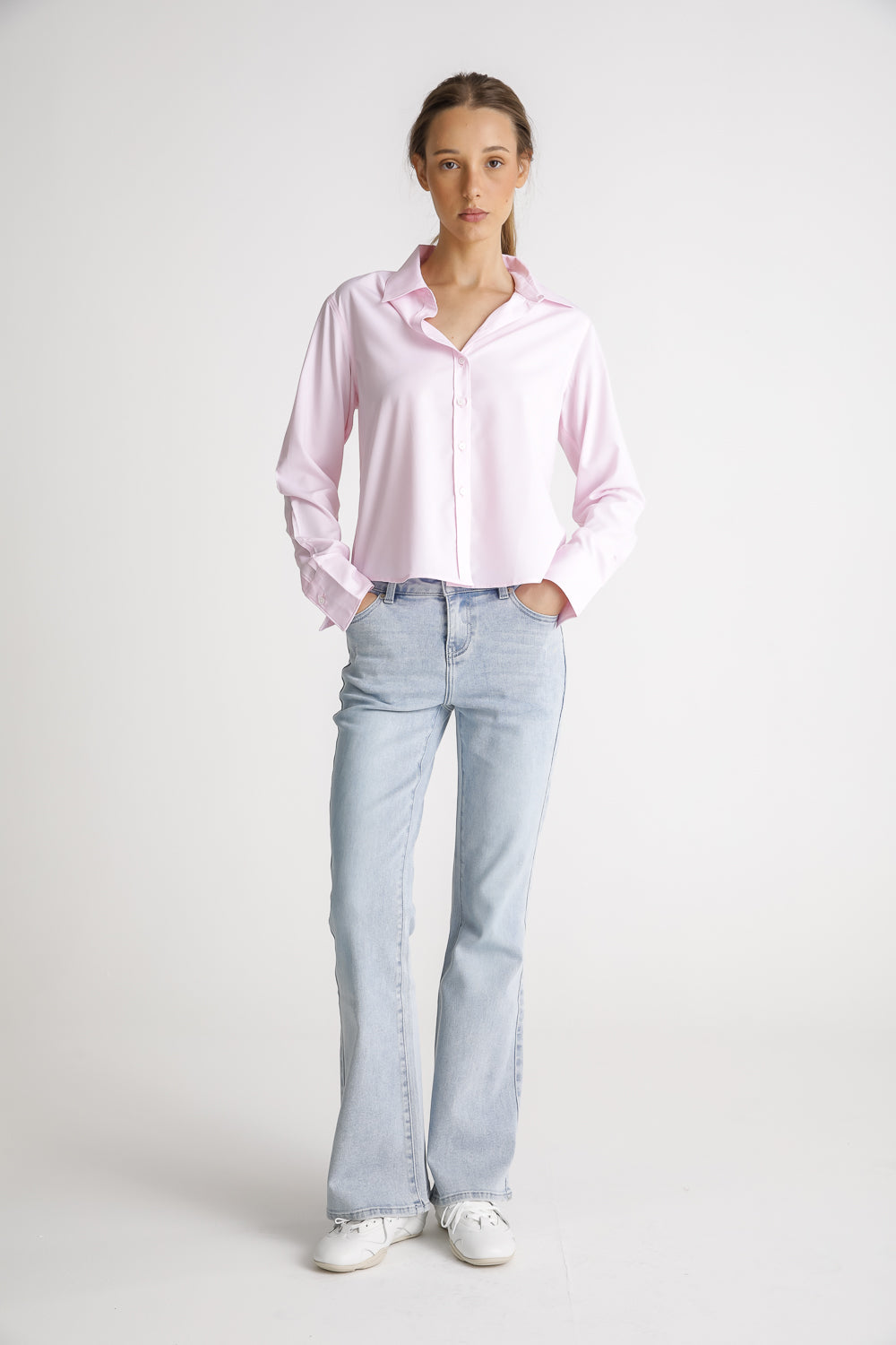 מכנסי ג'ינס בגזרת Boot cut לנשים | קנת קול