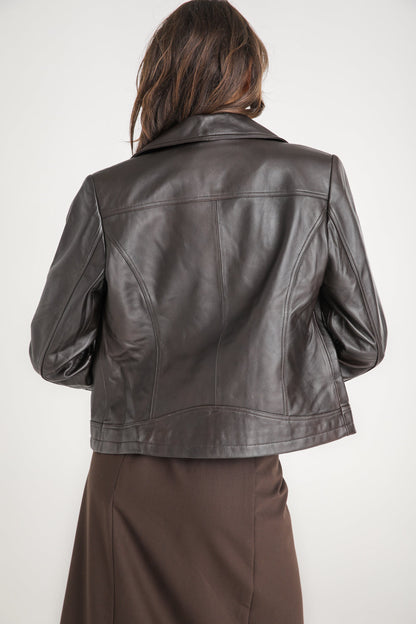ג'קט בייקר קלאסי מעור | קנת קול