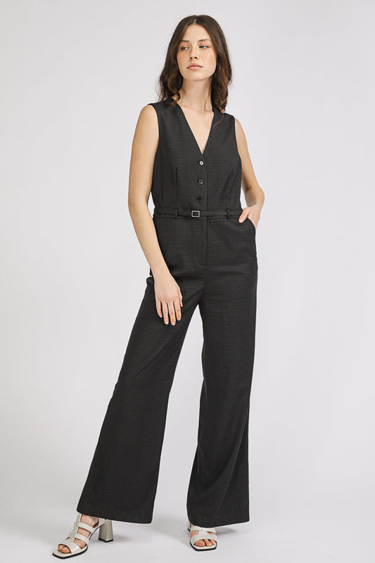 אוברול מחויט לנשים בגזרה רחבה | קנת קול