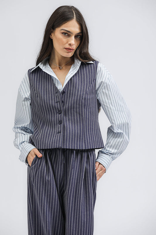 ווסט לנשים עם הדפס פסים | קנת קול